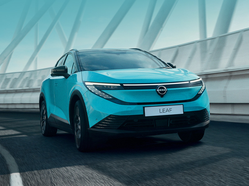 Nissan Leaf at Crayford & Abbs