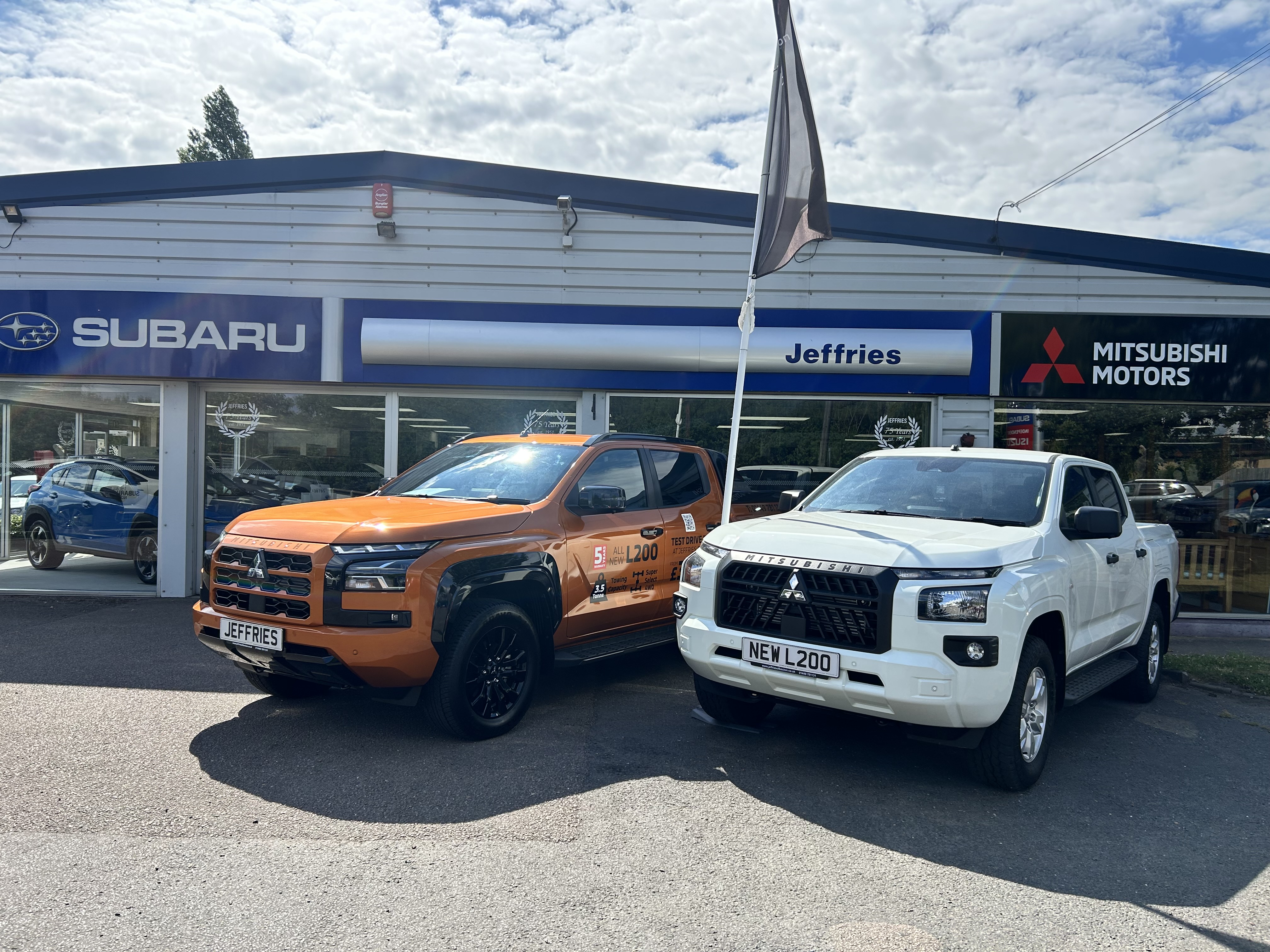 All new Mitsubishi L200 Barbarian at Jeffries of Bacton Suffolk 