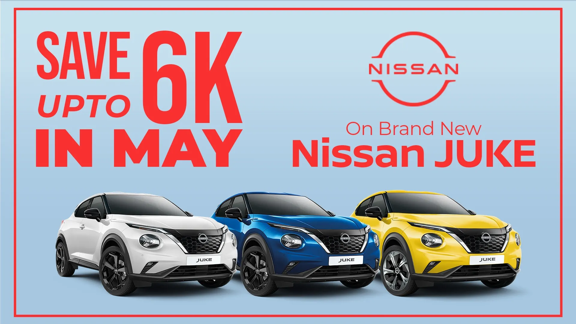 Save Over 6K in May on Nissan Juke