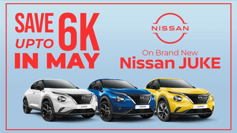Save Over 6K in May on Nissan Juke