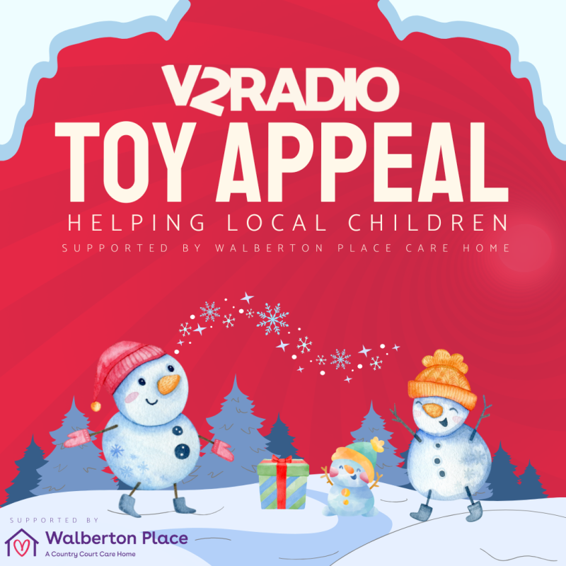 V2 Radio Christmas Toy Appeal at Cuff Miller