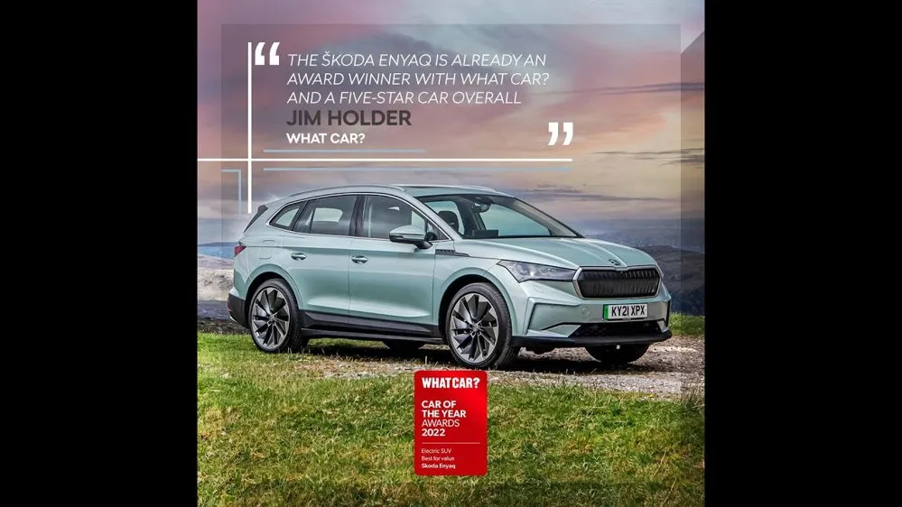 Škoda Excels at the What Car? 2022 Awards