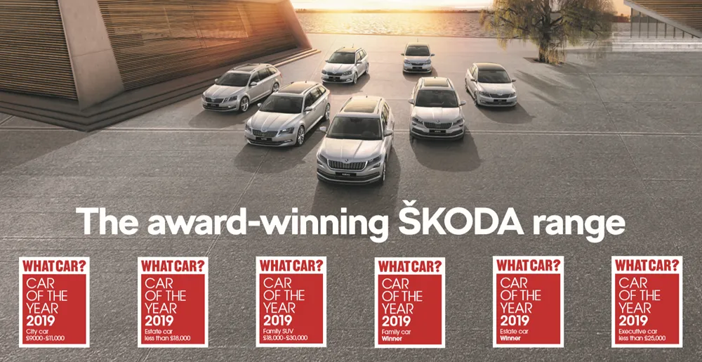 Award Winning Škoda at What Car 2019
