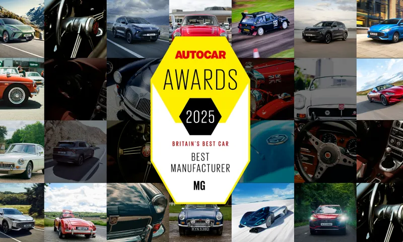 MG Wins Best Manufacturer 2025