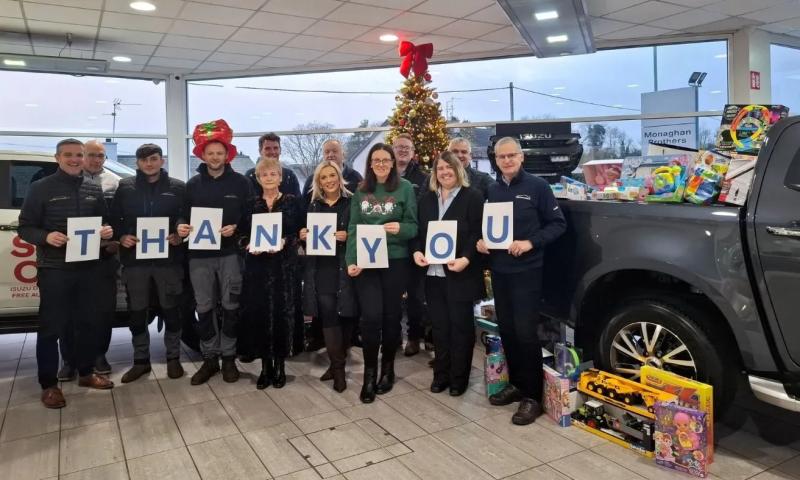 Monaghan Bros showroom converted to festive wonderland for local toy appeal