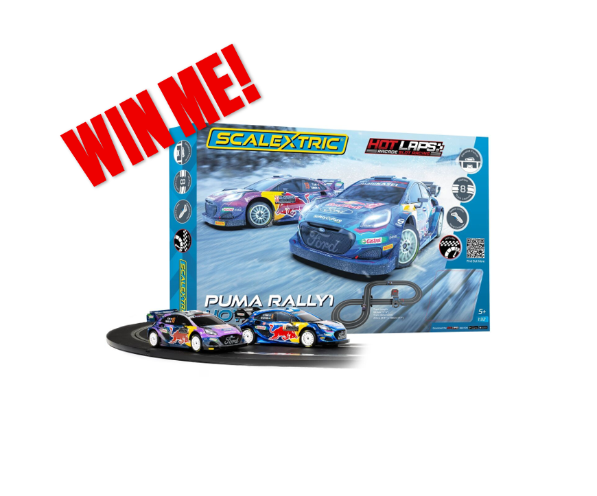 WIN a Ford Puma WRC Scalextric Set in the Cuffs Christmas Code Cracker!