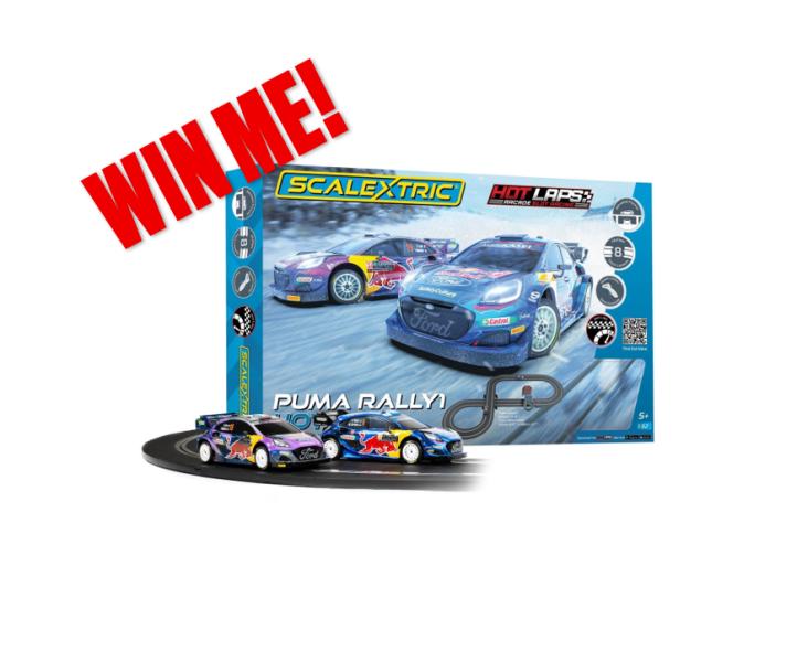 WIN a Ford Puma WRC Scalextric Set in the Cuffs Christmas Code Cracker!