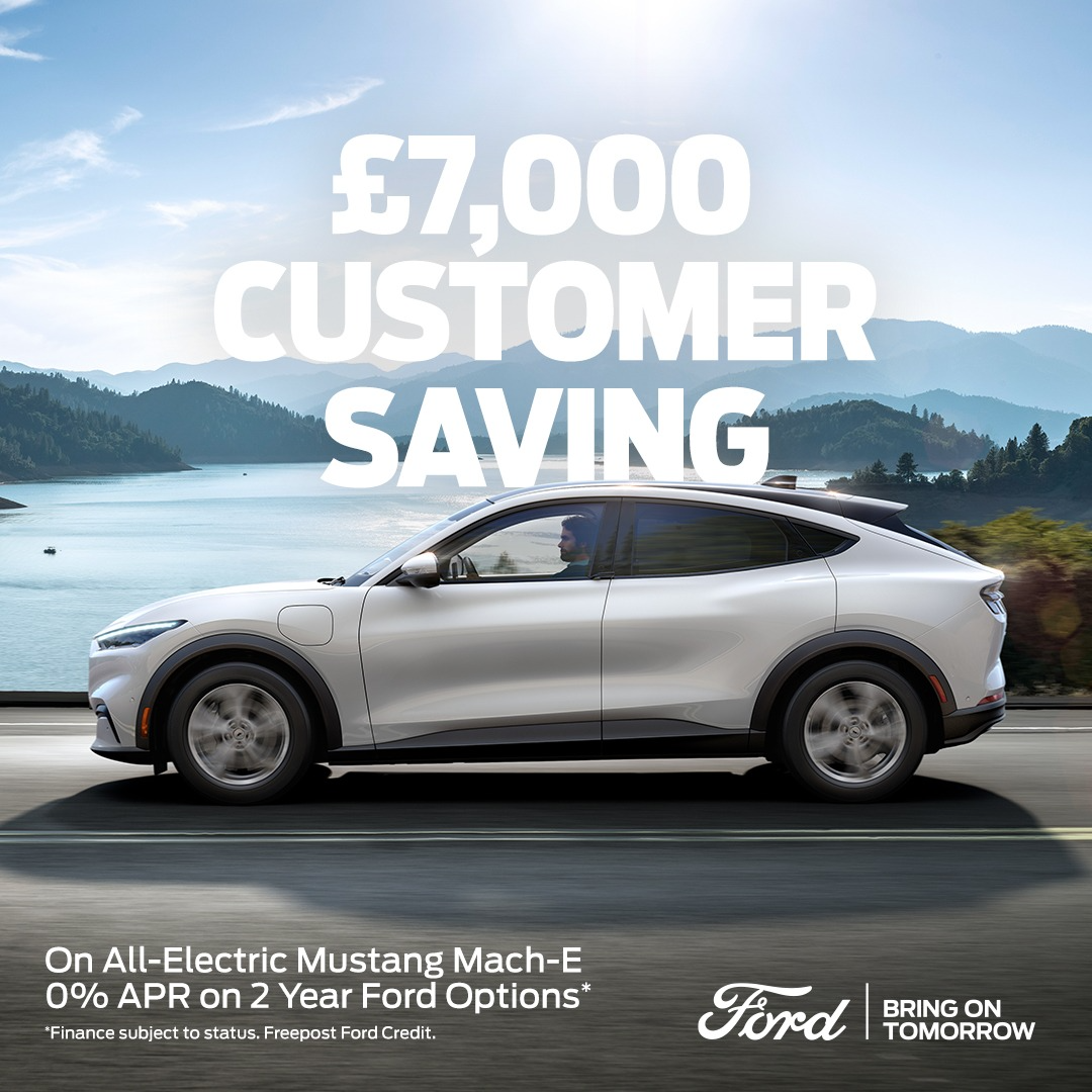 Mustang Mach-E, Now with £7,000 off!