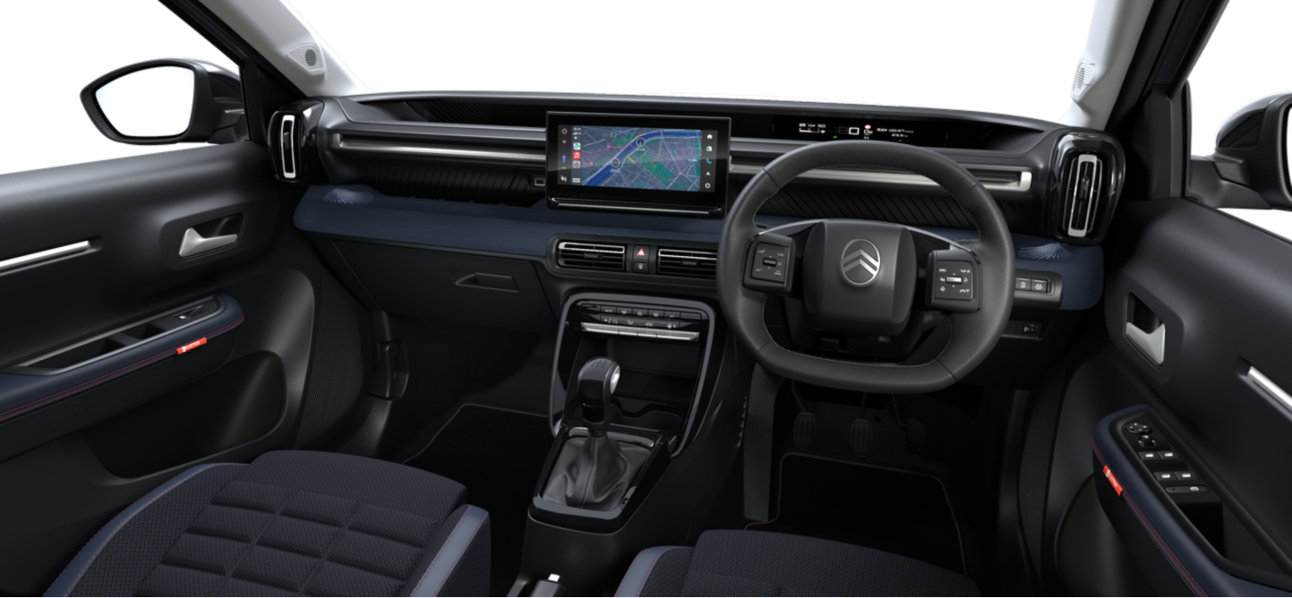 Urban Blue Ambiance with Advanced Comfort Seats in Blue Fabric & TEP