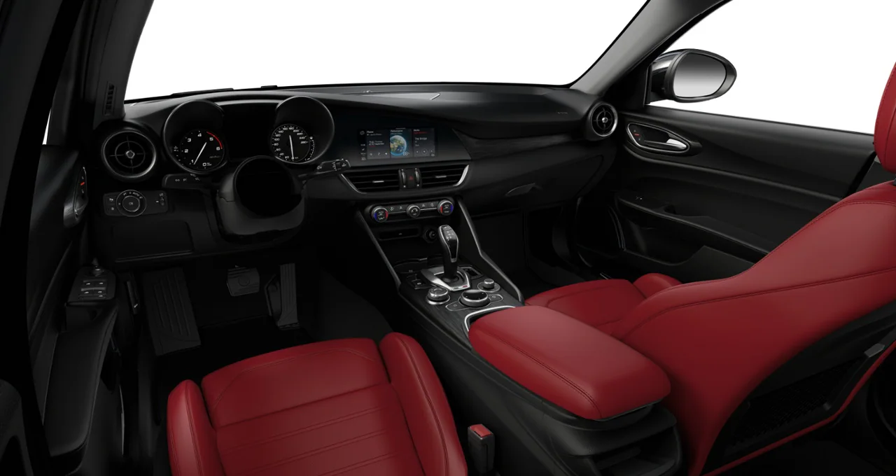 Red Sports Leather