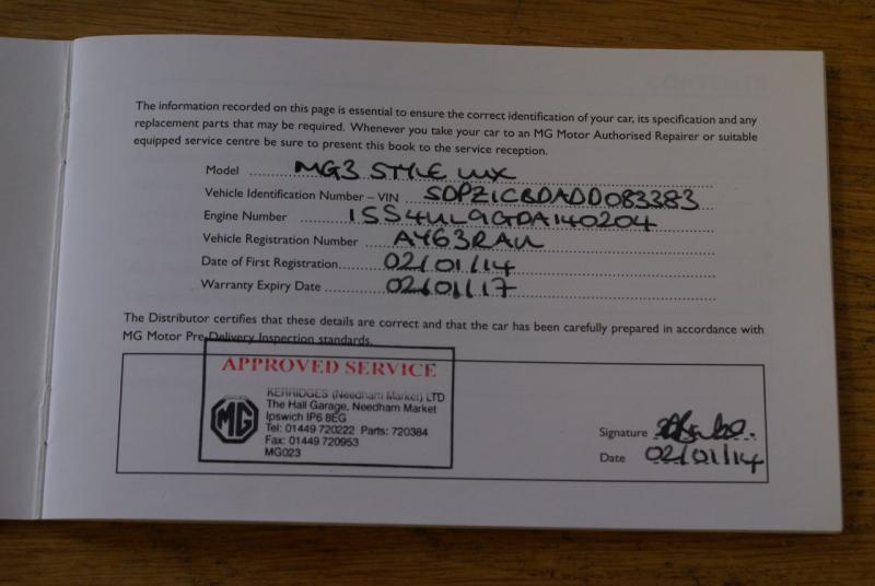 MG Motor UK MG3