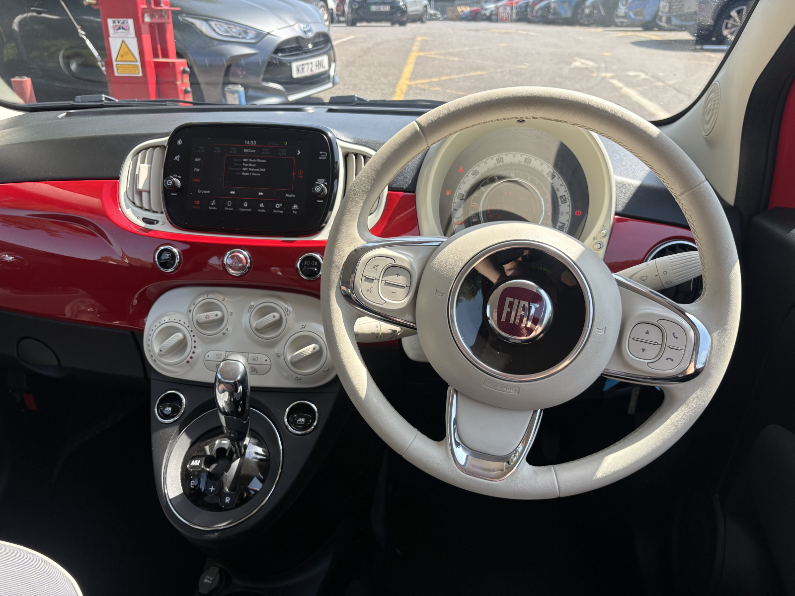 FIAT 500 1.2 LOUNGE 3DR DUALOGIC 14,957 MILES 2019 19 PETROL AUTOMATIC HATCHBACK 1242CC...