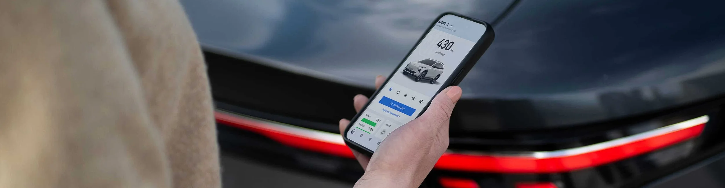 Connected Driving with MG iSMART