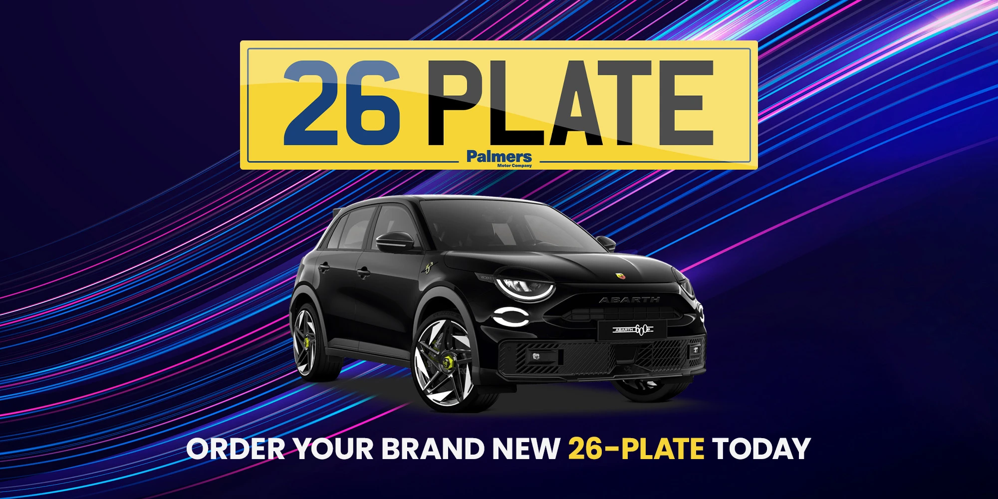 Order your 26 Plate Abarth today